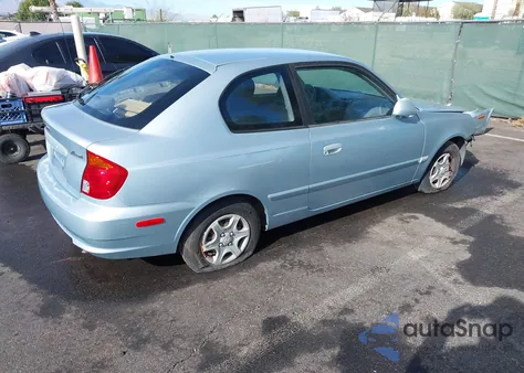 2004 Hyundai Accent Gl/Gt from USA, damaged, VIN KMHCG35C14U314148